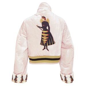 Undercover fairy graphic velvet blouson jacket